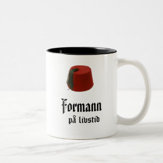 Formann på livstid Two-Tone coffee mug