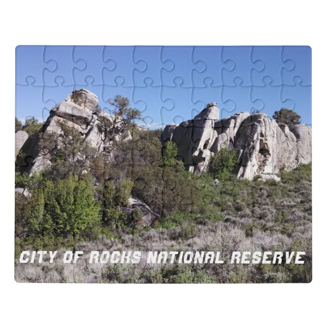 Formation at the City of Rocks National Reserve  Jigsaw Puzzle (Puzzle Horizontal)