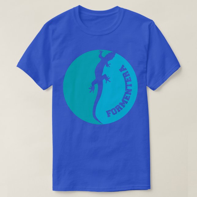 Formentera Lizard Design T-Shirt (Design Front)