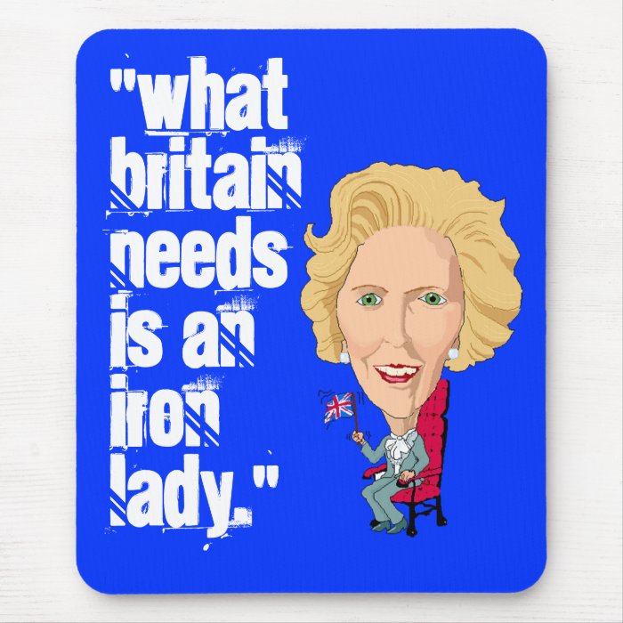 Former British Prime Minister Iron Lady THATCHER Mouse Pad