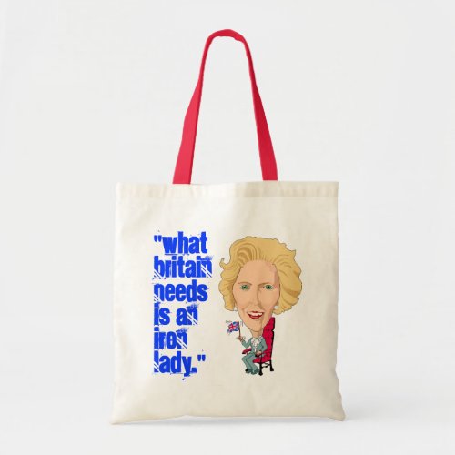 Former British Prime Minister Iron Lady THATCHER Tote Bag