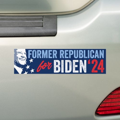 Former Republican for Biden 2024 Bumper Sticker