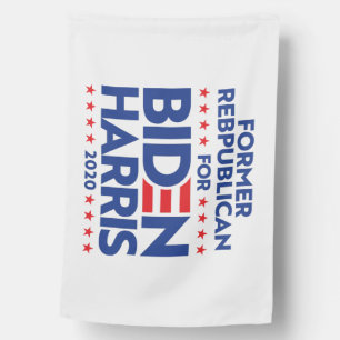 FORMER REPUBLICAN FOR BIDEN HARRIS HOUSE FLAG