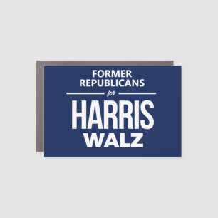 Former Republicans for Harris Walz Car Magnet