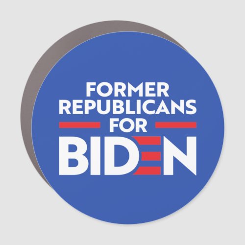 FORMER REPUBLICANS FOR JOE BIDEN CAR MAGNET