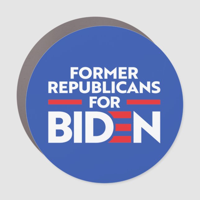 FORMER REPUBLICANS FOR JOE BIDEN CAR MAGNET (Front)