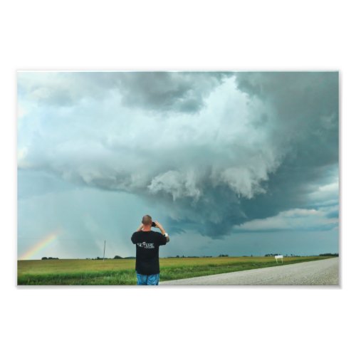 Forming Funnel Cloud Photo Print