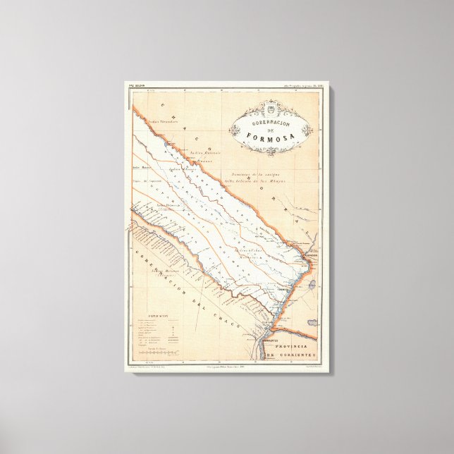 Formosa, Argentina Canvas Print (Front)