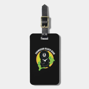 Formosan(Taiwan) black bear Logo Luggage Tag