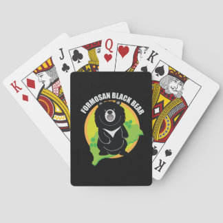 Formosan(Taiwan) black bear Logo Poker Cards