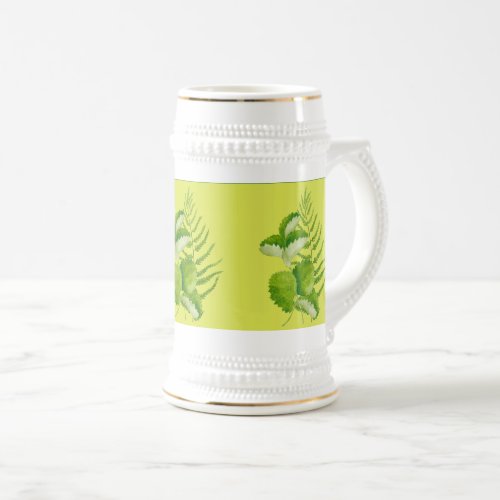 Forms in Green on a Stein 