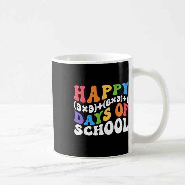 Formula 100 Days Of School Fun Math Teacher 100th  Coffee Mug (Right)