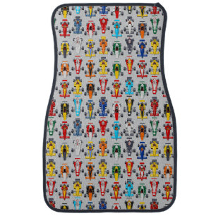 Formula 1 race cars car floor mat