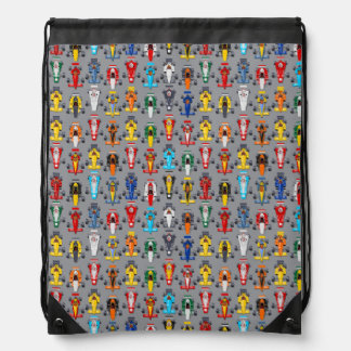 Formula 1 race cars drawstring bag