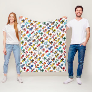 Formula 1 race cars fleece blanket