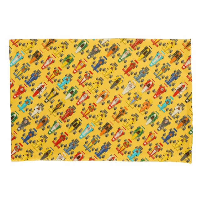 Formula 1 race cars pillow case (Front)