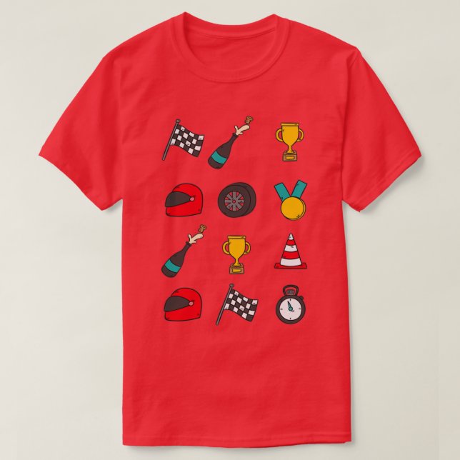 Formula 1 Racer T-Shirt (Design Front)