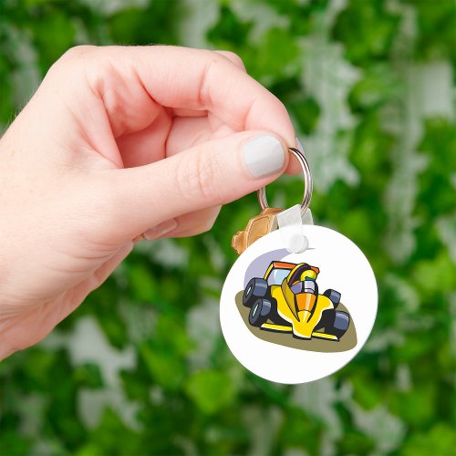 Formula 5 Racing Car Keychain