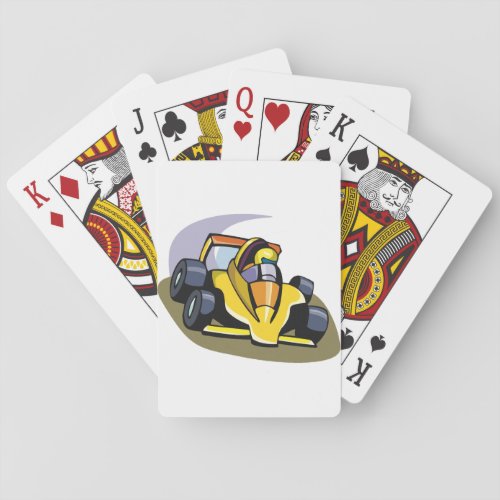 Formula 5 Racing Car Poker Cards