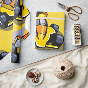 Formula 5 Racing Car Wrapping Paper