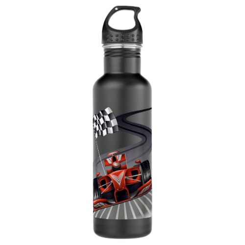 Formula Car for Racing fan Mechanic Sport  Stainless Steel Water Bottle