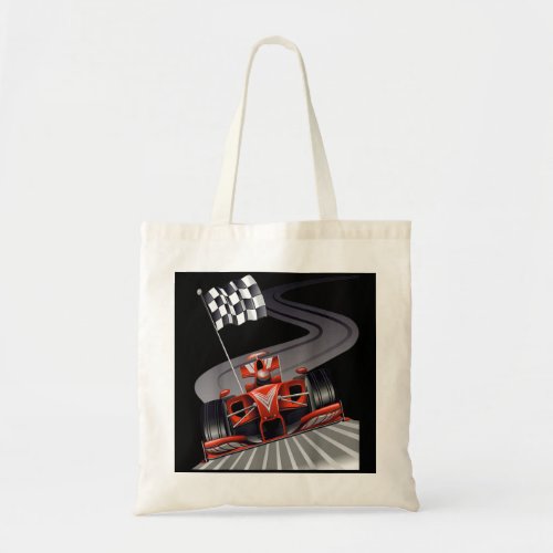 Formula Car for Racing fan Mechanic Sport  Tote Bag