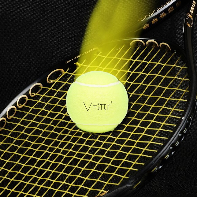 Formula for volume of a sphere tennis balls (Creator Uploaded)