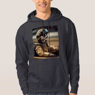 Formula Fun: Professional Meerkat Race Car Driver Hoodie
