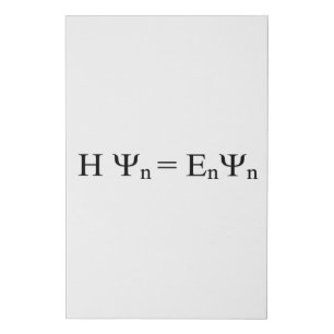 Formula Math Mathematical Physics Faux Canvas Print