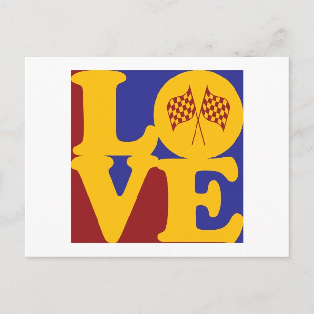 Formula One Love Postcard (Front)