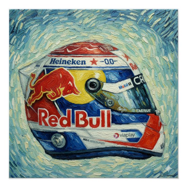 Formula One Max Helmet Poster (Front)