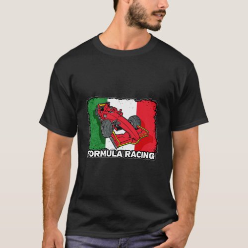 Formula Racing Car Italian T_Shirt