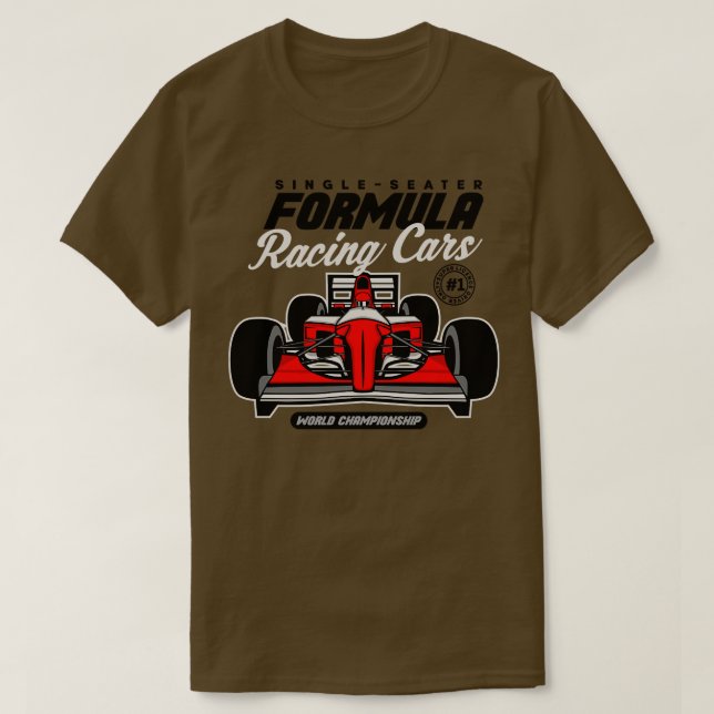 FORMULA RACING CAR T-Shirt (Design Front)