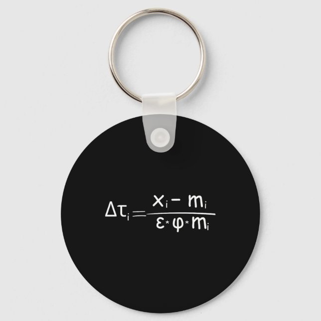 Formula Tariffs Penguins Protest Against Tariffs M Keychain (Front)