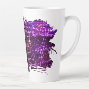 Formulas in mathematical space latte mug