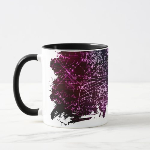 Formulas in mathematical space mug