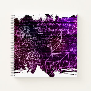 Formulas in mathematical space notebook