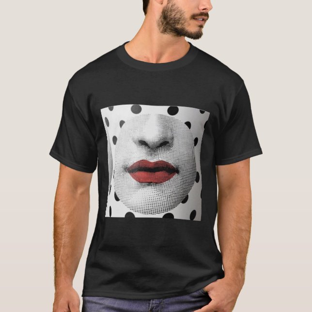 Fornasetti Dots Face325 T-Shirt (Front)