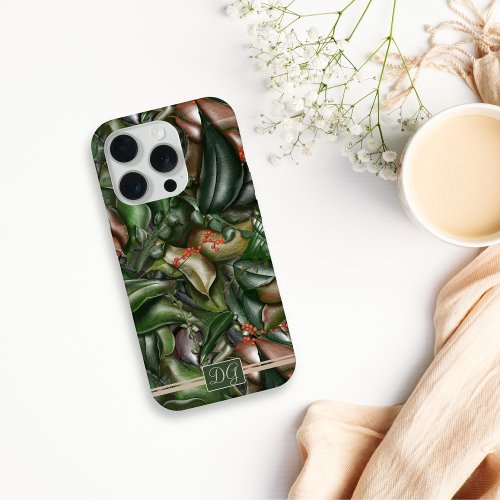 Forrest and Berries Monogrammed Phone Case