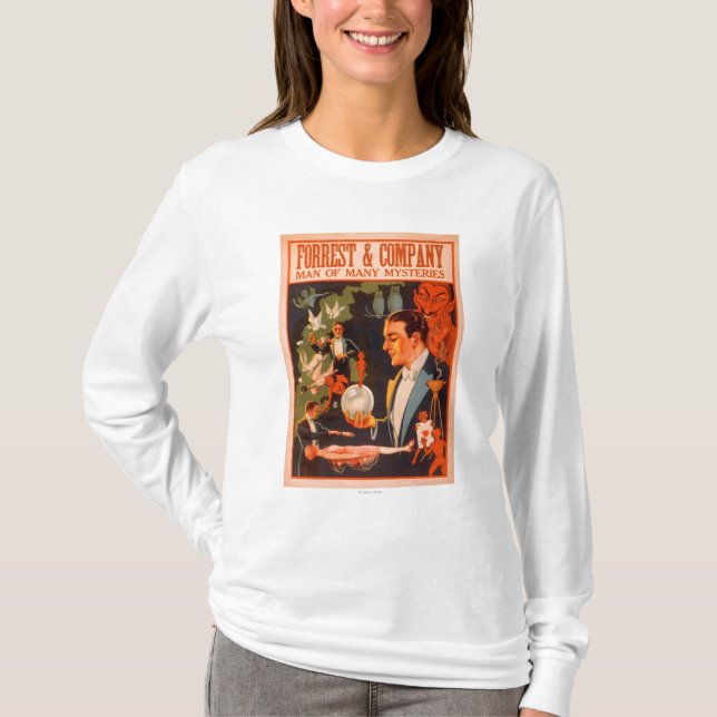 Forrest & Company Man of Many Mysteries Magic T-Shirt (Front)