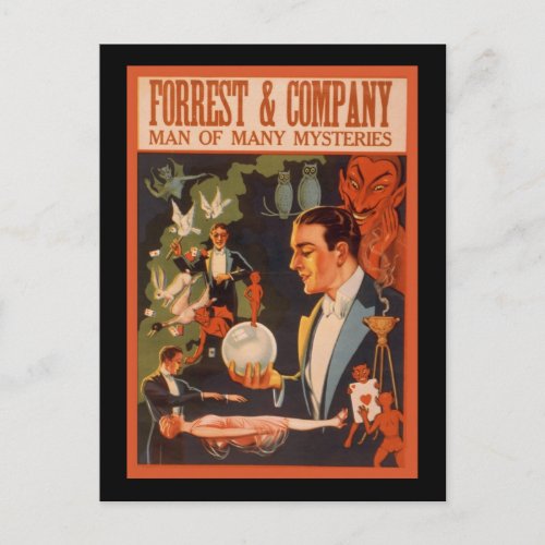 Forrest  Company man of many mysteries Postcard