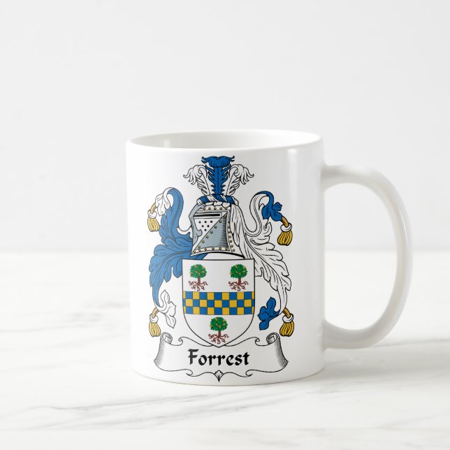 Forrest Family Crest Coffee Mug (Right)