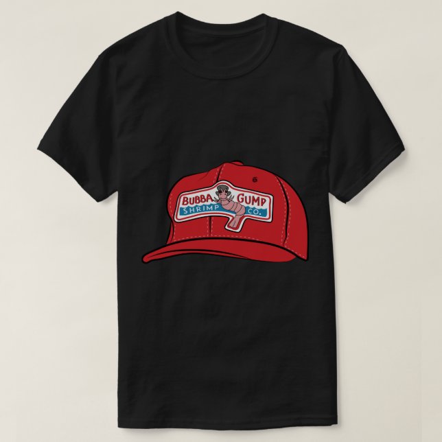 Forrest Gump - Bubba Gump Shrimp Co. Hat Transpare T-Shirt (Design Front)