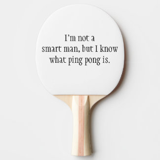 Forrest Gump Ping Pong Paddle