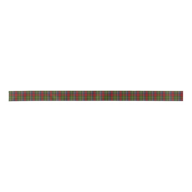 Forrester Clan Tartan Plaid Ribbon (Front)