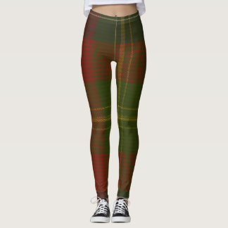 Forrester Tartan Clan Plaid Leggings