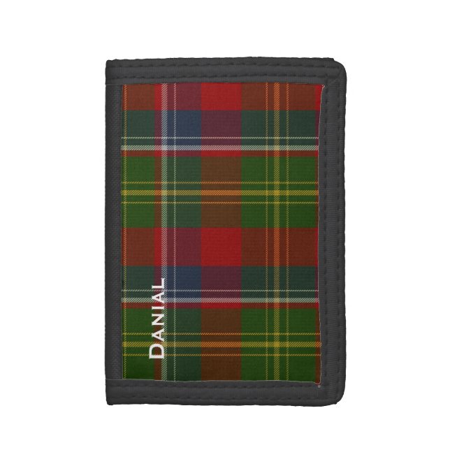 Forrester Tartan Plaid Custom Wallet (Front Vertical)