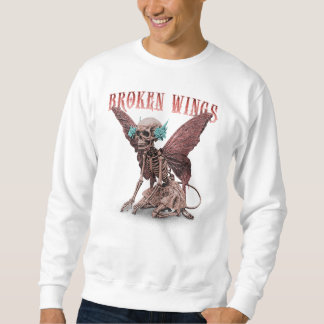 Forsaken: Surreal Gothic Broken Wings Sweatshirt