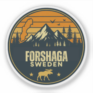 Forshaga, Sweden Sverige Sticker