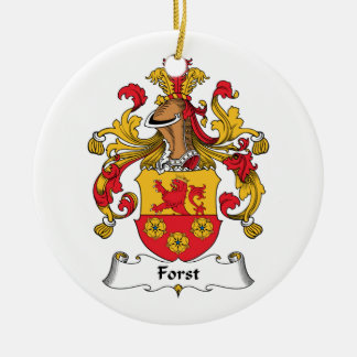 Forst Family Crest Ceramic Ornament